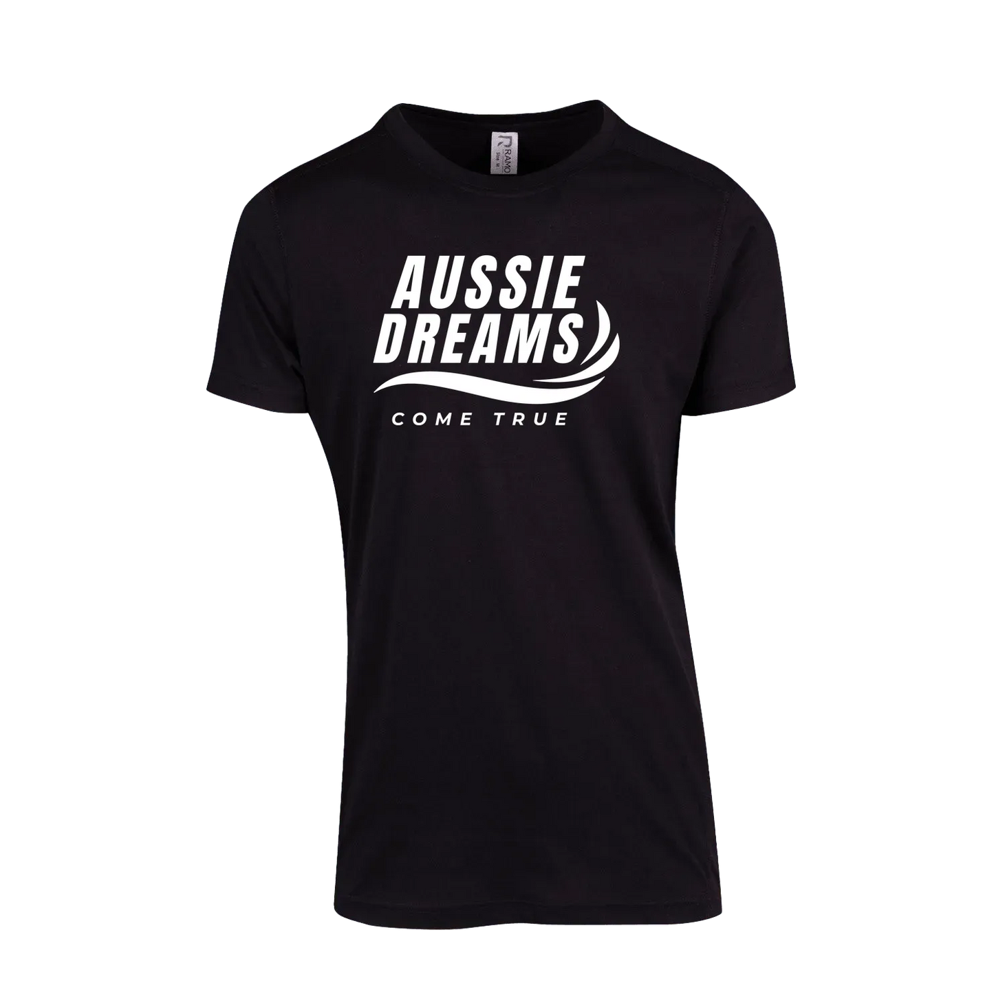 Black front flat lay