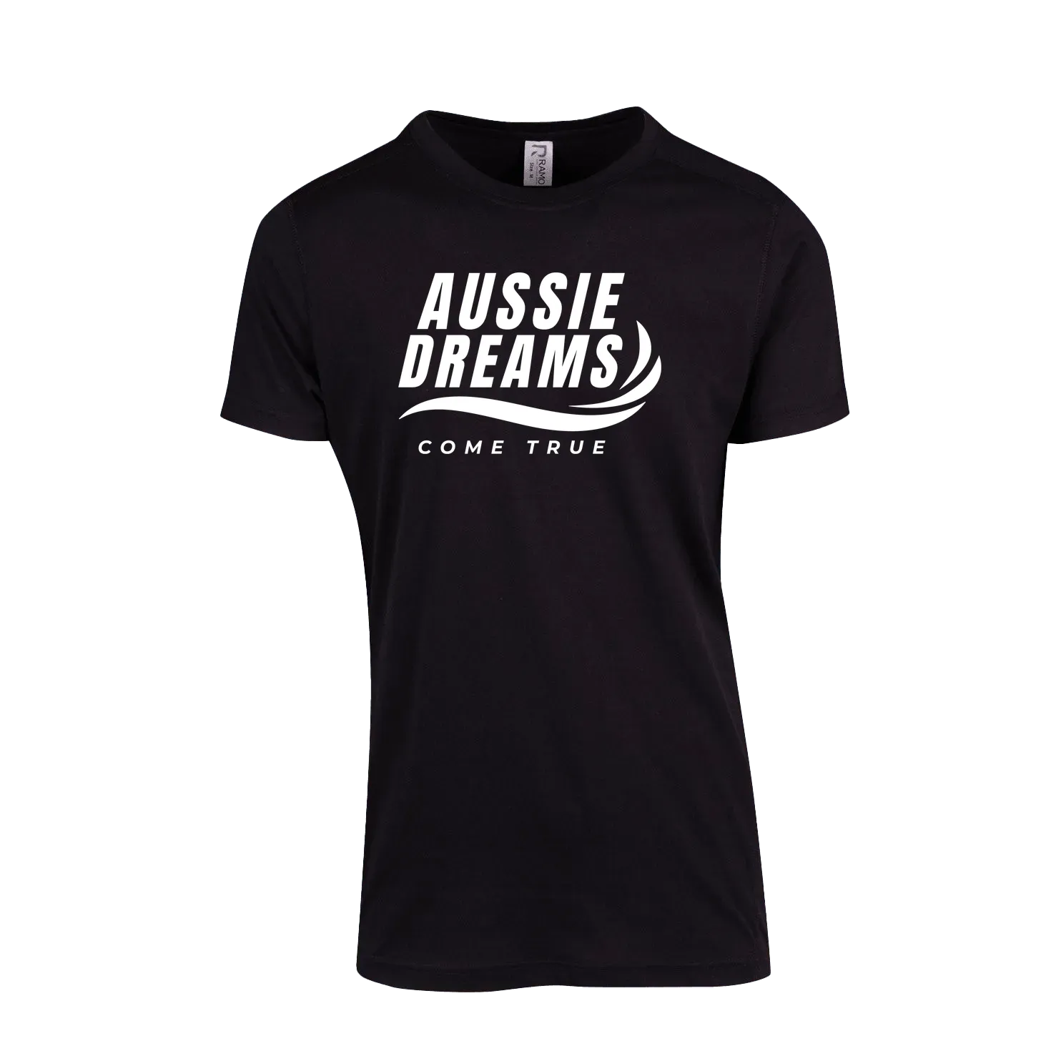 Black front flat lay