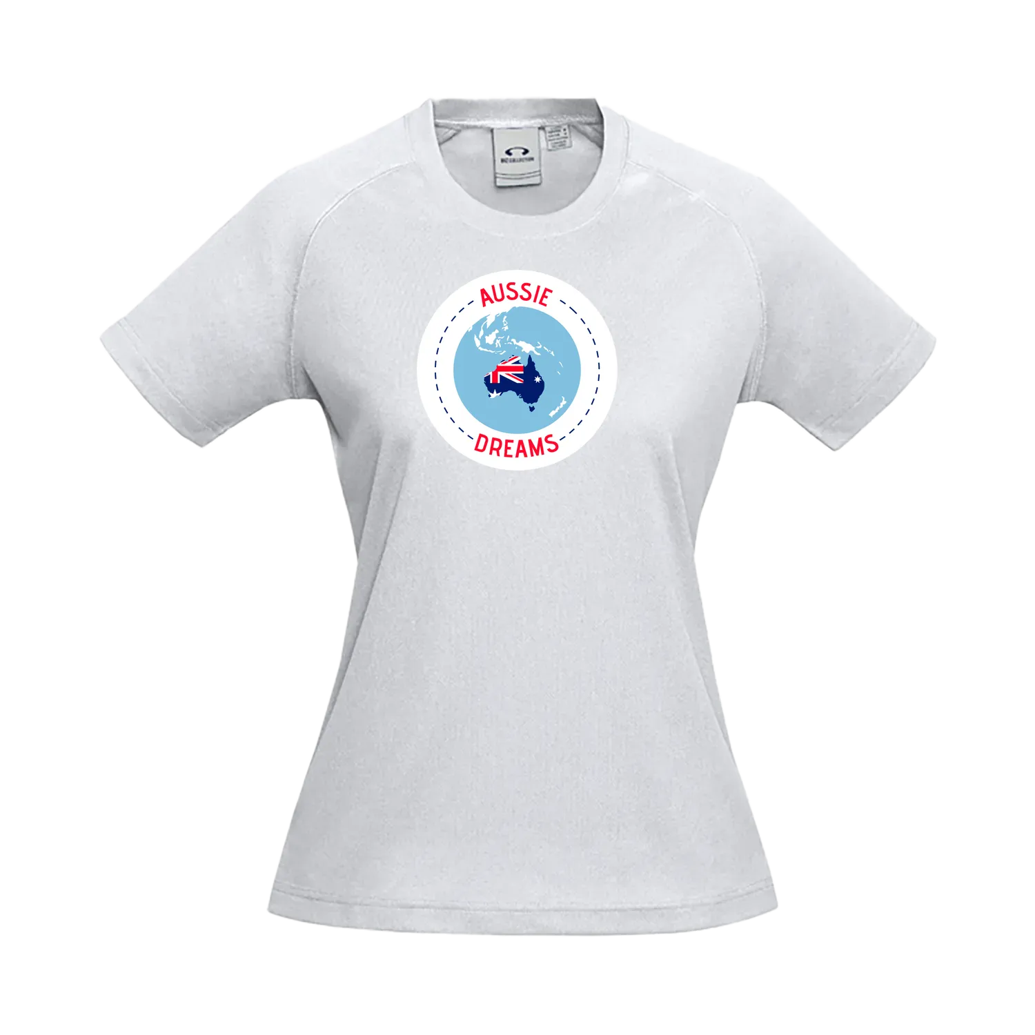 White front flat lay