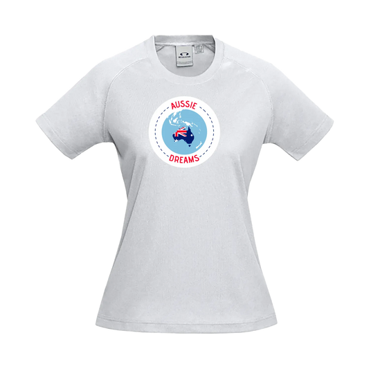 White front flat lay